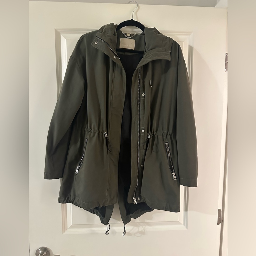 Soia & Kyo Dark Green Utility Jacket - Picture 2 of 4